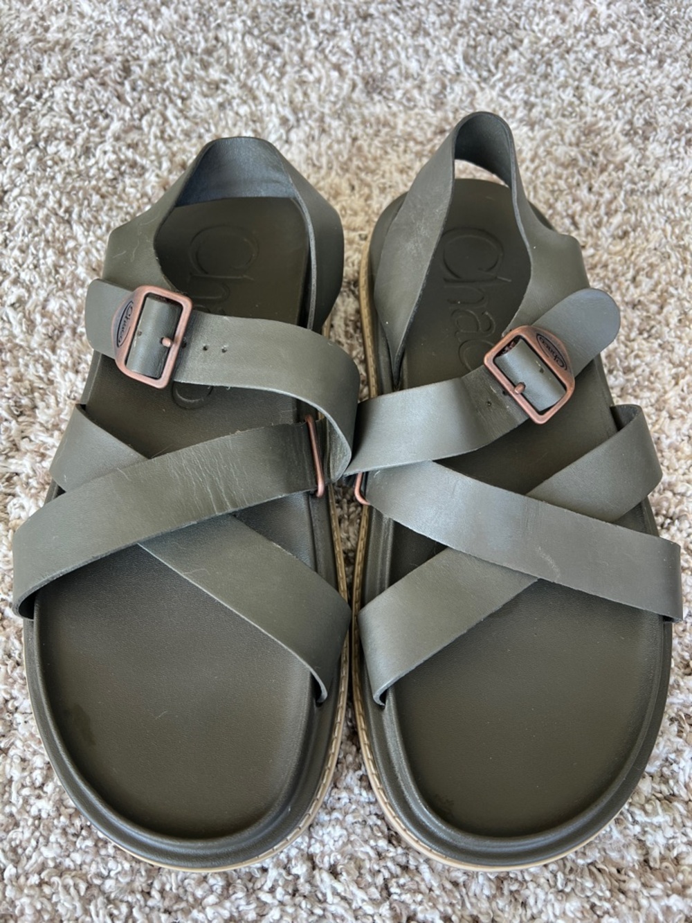 Chaco Women's Townes Sandal In Brown Size 8 - Picture 3 of 8